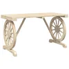 Image de Table de jardin 115x55x65 cm bois de sapin massif