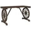 Image de vidaXL Table de Jardin, Table à Manger Rectangulaire, Meuble de Pique-Nique Patio Balcon Arrière-Cour Terrasse Extérieur, Bois de Sapin Massif