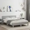 Image de vidaXL Cadre de lit sans matelas sonoma gris 140x200 cm