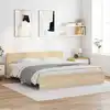 Image de vidaXL Cadre de lit sans matelas chêne sonoma 200x200 cm