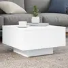 Image de vidaXL Table basse blanc 55x55x31 cm bois d'ingénierie