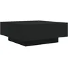 Image de vidaXL Table Basse, Table d'Appoint, Bout de Canapé, Meuble de Salon Salle de Séjour Maison Intérieur, Moderne, Noir Bois d'Ingénierie