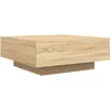 Image de vidaXL Table Basse, Table d'Appoint, Bout de Canapé, Meuble de Salon Salle de Séjour Intérieur, Moderne, Chêne Sonoma Bois d'Ingénierie