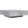 Image de vidaXL Table Basse, Table d'Appoint, Bout de Canapé, Meuble de Salon Salle de Séjour Intérieur, Moderne, Gris Béton Bois d'Ingénierie