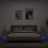 Image de vidaXL Tables de chevet murales avec lumières LED 2 pcs chêne sonoma
