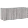 Image de vidaXL Meuble TV Mural, Armoire de Télévision Suspendue avec Rangement, Meuble Télé Flottant Salle de Séjour, Moderne, Sonoma Gris Bois d'Ingénierie
