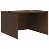 Image de vidaXL Garage pour Robot Tondeuse, Abri de Rangement pour Robot Tondeuse, Auvent de Jardin Terrasse, Marron 86x90x52/57 cm Résine Tressée