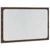 Image de vidaXL Miroir de Salle de Bain à LED chêne Marron Bois d'ingénierie, Miroir de Bain, Miroir de Salle de Bain avec lumières, Miroir de Salle de Bain Lumineux