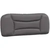 Image de vidaXL Coussin de Tête de Lit Hvar, Oreiller de Lecture avec Fermeture à Glissière, Coussin de Lecture pour Lit Chambre, Gris 100 cm Similicuir