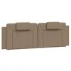 Image de vidaXL Coussin de tête de lit Viana Cappuccino 160 cm Similicuir