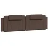 Image de vidaXL Coussin de tête de lit Viana Marron 180 cm Similicuir