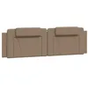 Image de vidaXL Coussin de tête de lit Viana Cappuccino 180 cm Similicuir
