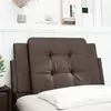 Image de vidaXL Coussin de tête de lit Zadar marron 80 cm similicuir