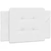 Image de vidaXL Coussin de tête de lit Zadar, Oreiller Rembourré de Tête de Lit, Accessoire de Lit de Chambre à Coucher Intérieur, Blanc 90 cm Similicuir