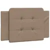 Image de vidaXL Coussin de tête de lit Zadar, Oreiller Rembourré de Tête de Lit, Accessoire de Lit de Chambre à Coucher Intérieur, Cappuccino 90 cm Similicuir