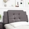 Image de vidaXL Coussin de tête de lit Zadar gris 100 cm similicuir
