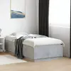 Image de vidaXL Cadre de lit sans matelas gris béton 90x190 cm