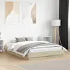Image de vidaXL Cadre de lit sans matelas chêne sonoma 140x190 cm