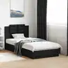Image de vidaXL Cadre de lit sans matelas noir 75x190 cm