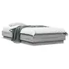 Image de vidaXL Cadre de lit sans matelas avec lumières LED 90x200 cm