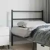 Image de vidaXL Tête de lit de remplacement métal noir 107 cm
