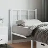 Image de vidaXL Tête de lit de remplacement métal blanc 75 cm