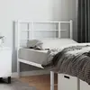 Image de vidaXL Tête de lit de remplacement métal blanc 100 cm