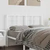 Image de vidaXL Tête de lit de remplacement métal blanc 120 cm
