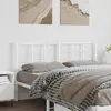 Image de vidaXL Tête de lit de remplacement métal blanc 160 cm