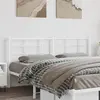 Image de vidaXL Tête de lit de remplacement métal blanc 193 cm