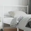Image de vidaXL Tête de lit de remplacement métal blanc 100 cm