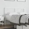 Image de vidaXL Tête de lit de remplacement métal blanc 120 cm