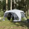 Image de vidaXL Tente familiale avec LED 10 personnes libération rapide