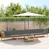 Image de vidaXL Salon palette de jardin avec coussins 5pcs bois d'acacia massif