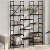 Image de vidaXL Bibliothèque chêne marron 127,5x28,5x172,5 cm bois d'ingénierie