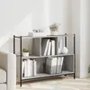 Image de vidaXL Bibliothèque sonoma gris 102x28x77,5 cm bois d'ingénierie