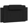 Image de vidaXL Coussin de Tête de Lit Viana Noir 100 cm Similicuir, Oreiller de tête de lit, Oreiller de tête de lit Suspendu, Coussin pour tête de lit Flottant