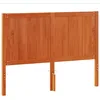 Image de vidaXL Tête de Lit, Accessoire de Lit avec Pieds, Tête de Cadre de Lit, Meuble de Chambre à Coucher, Cire Marron 135 cm Bois Massif de Pin