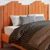 Image de vidaXL Tête de lit cire marron 135 cm bois massif de pin