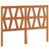 Image de vidaXL Tête de Lit, Accessoire de Lit avec Pieds, Tête de Cadre de Lit, Meuble de Chambre à Coucher, Cire Marron 160 cm Bois Massif de Pin