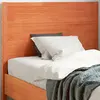 Image de vidaXL Tête de lit cire marron 100 cm bois massif de pin