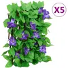 Image de vidaXL Treillis de lierre artificiel extensible 5 pcs vert 180x20 cm