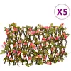 Image de vidaXL Treillis de lierre artificiel extensible 5 pcs 180x20 cm