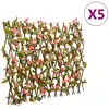 Image de vidaXL Treillis de lierre artificiel extensible 5 pcs 180x60 cm