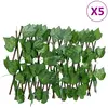 Image de vidaXL Treillis de feuille de vigne artificiel extensible5pcs 180x20cm