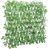 Image de vidaXL Treillis de lierre artificiel extensible vert 180x65 cm