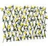 Image de vidaXL Treillis de lierre artificiel extensible jaune 180x60 cm