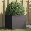 Image de vidaXL Jardinière noir 42x40x39 cm acier