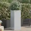 Image de vidaXL Jardinière argenté 32x29x75 cm acier galvanisé