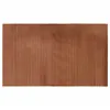 Image de Tapis rectangulaire marron 60x100 cm bambou